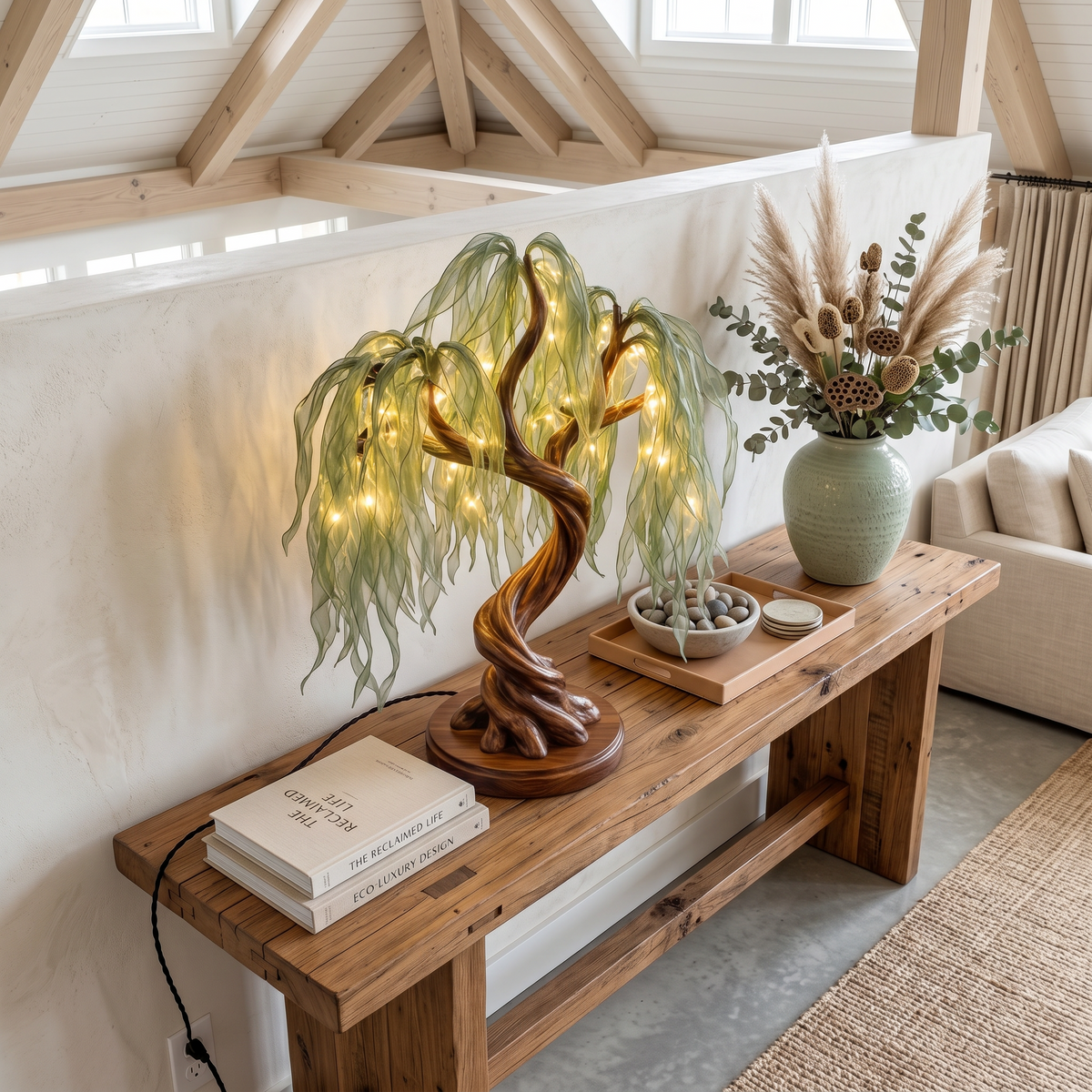 Boho Fairy Light Tree Lamp For Bedroom Decor SINLSATL014
