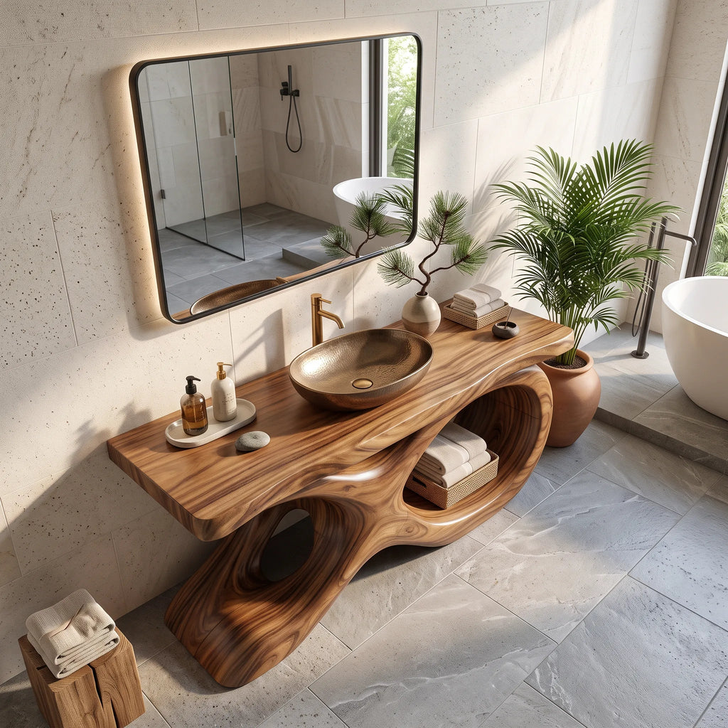 Mediterranean Bathroom Vanity Cabinet Luxury Villa SILDTTRBRV211