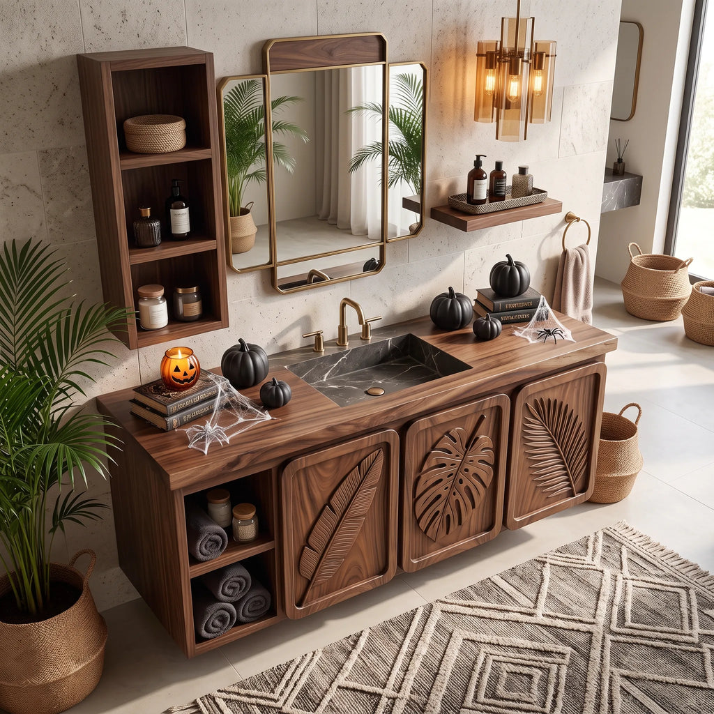 Handcrafted Organic Modern Bathroom Vanity Boutique Hotel SILDTTRBRV238