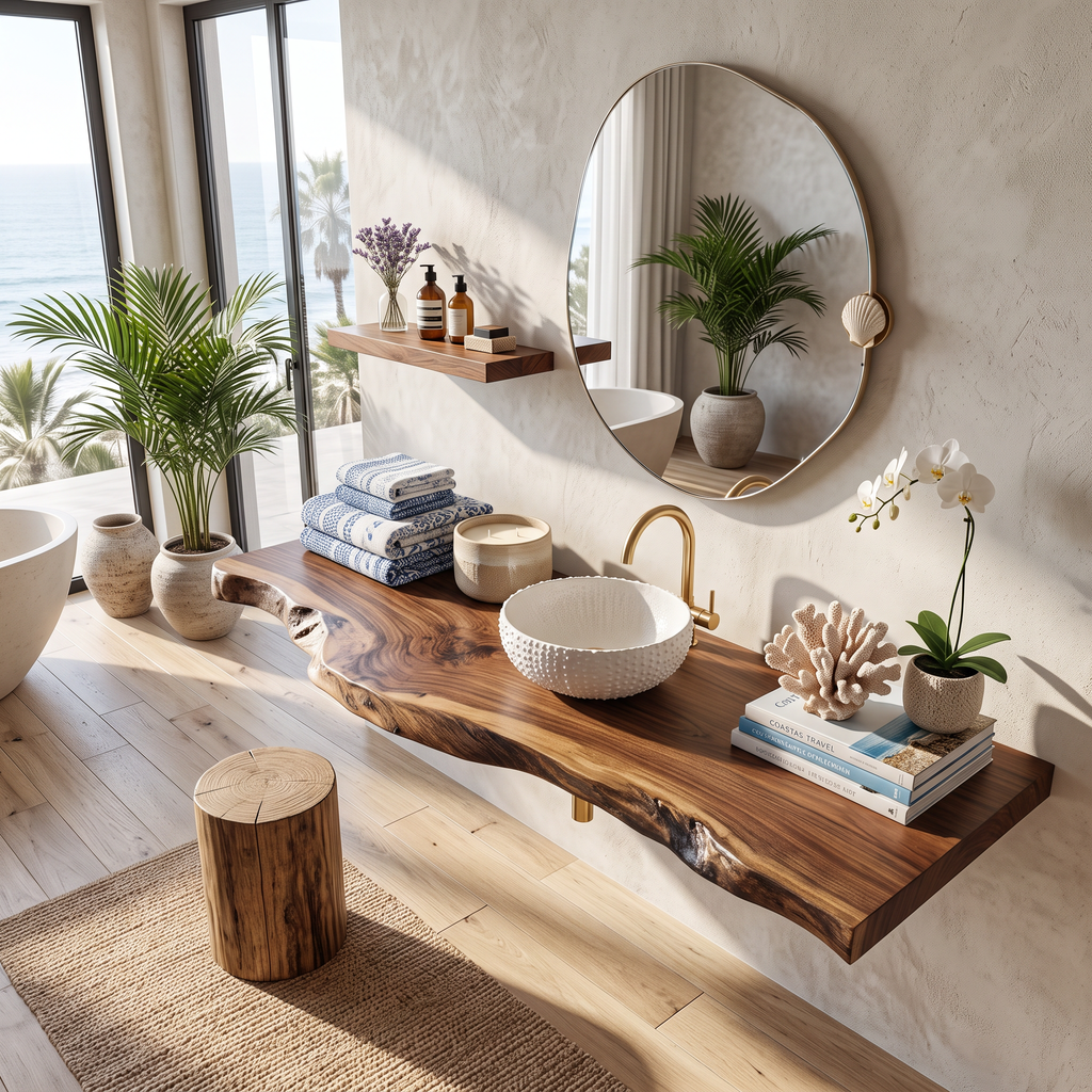 Handcrafted Solid Wood Vanity For Furniture Decor SILDTTRBAS015