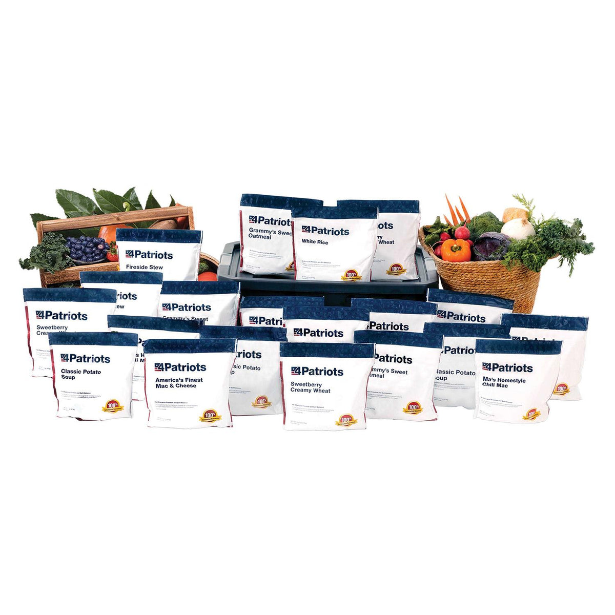 4Patriots 4-Week Emergency Food Supply Survival Kit