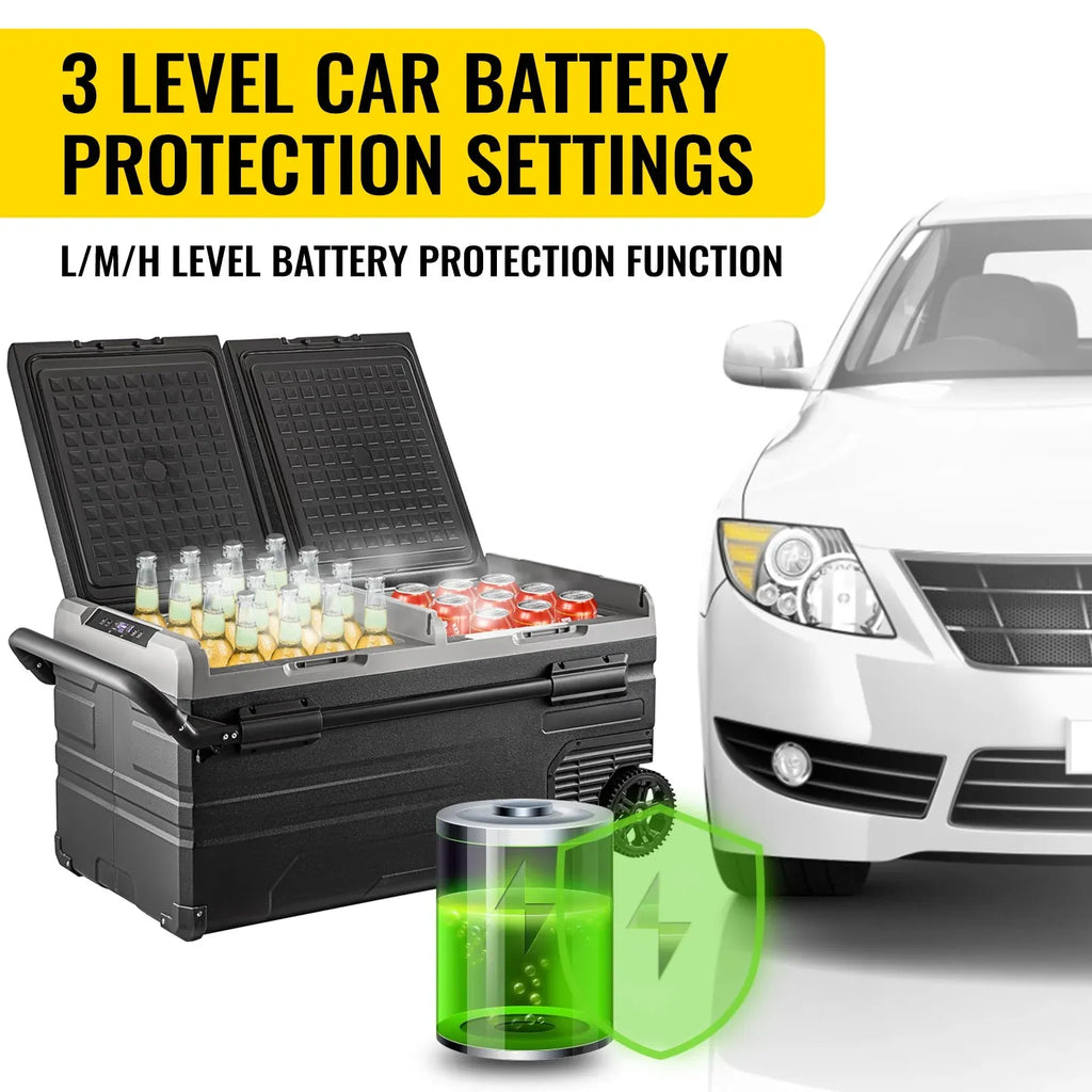 BENTISM 100Qt Portable Car Freezer Refrigerator 95L 12/24V - TWW95