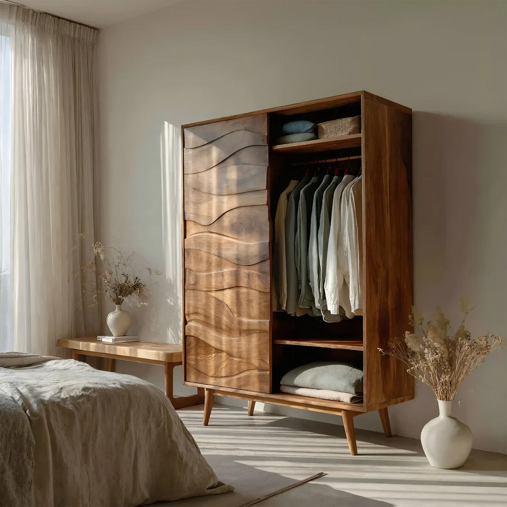 Artistic Sculptural Wardrobe For Bedroom Decor Interior RTTHHNWRE003