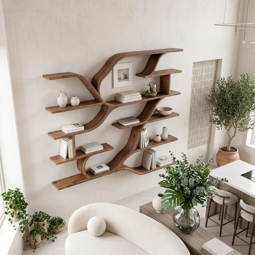 Farmhouse Floating Wood Shelves for Kitchen SILDTTRWMS075