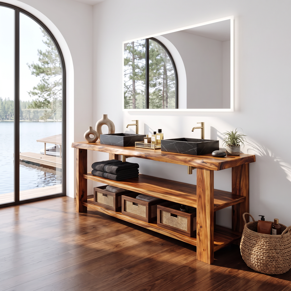 Farmhouse Vanity With Storage For Bathroom Decor Ideas SILDTTRBRV041