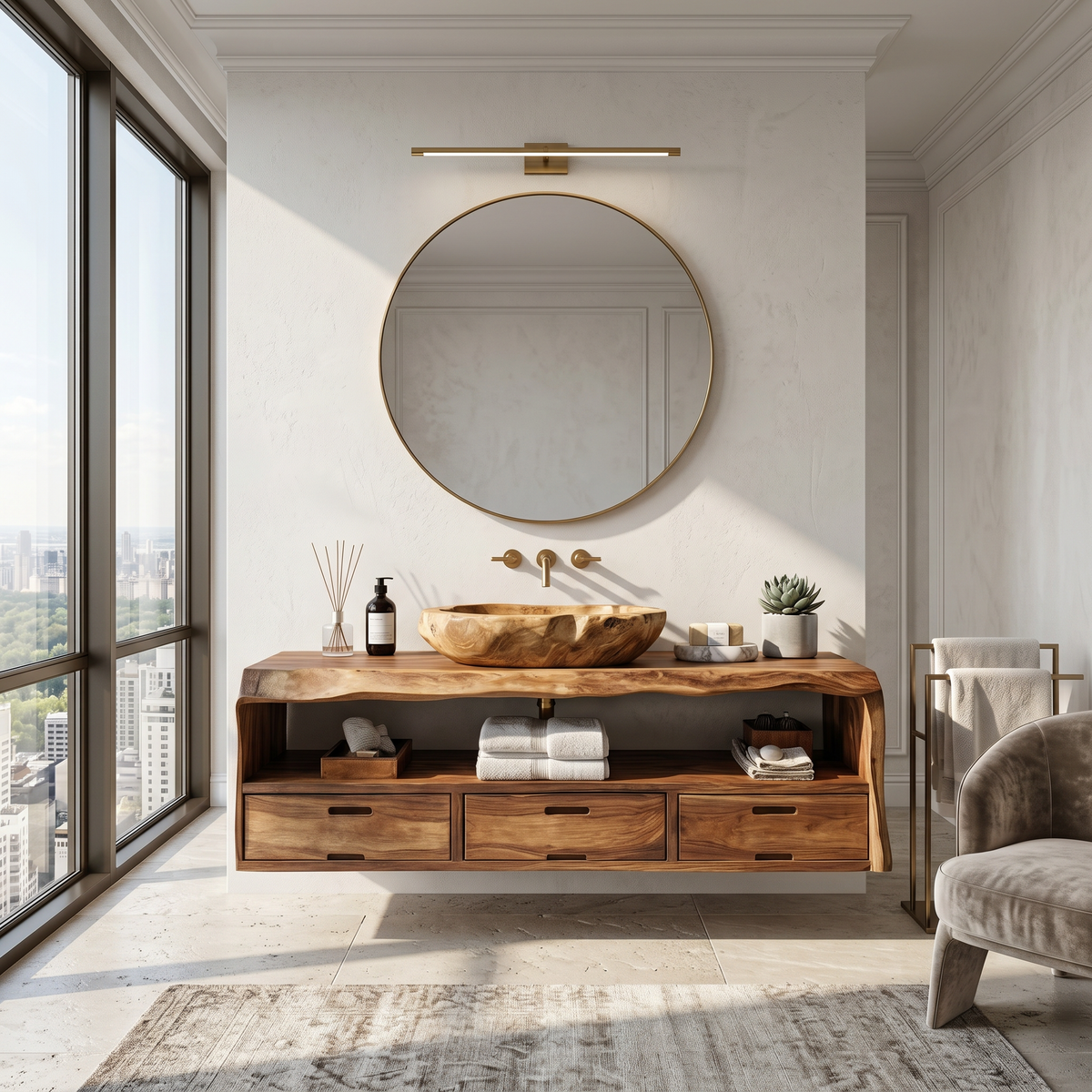 Farmhouse Floating Vanity For Bathroom Storage Ideas SILDTTRBRV023