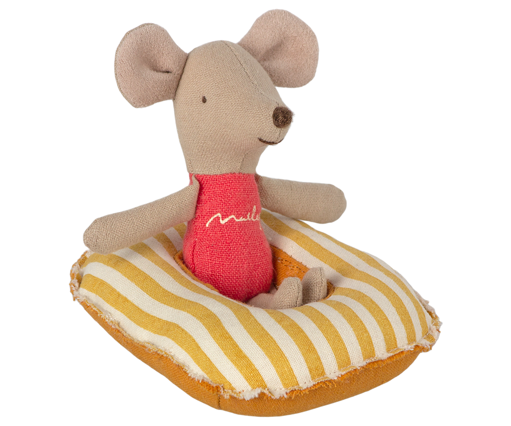 Beach Raft, Yellow Stripe