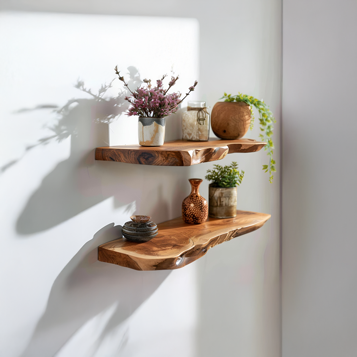 Floating Wall Shelf Handmade And Custom Decor Living Room Gift SINLFL059
