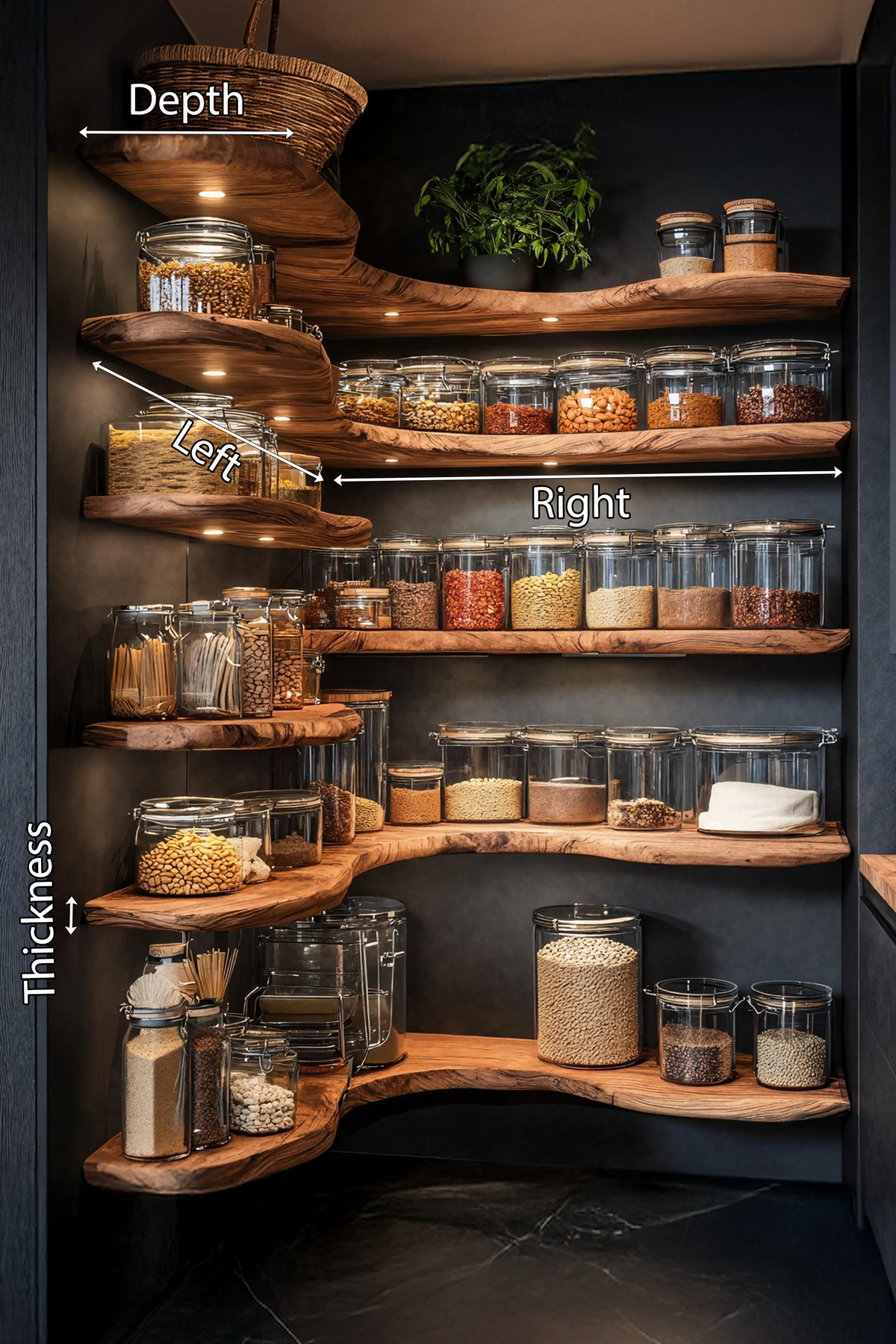 Handcrafted Kitchen Cabinet Organizer For Entryway Design SILDTTNSRS003