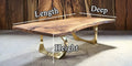 Live Edge Dining Table Kitchen Table Decor Home Gift SINLDT004