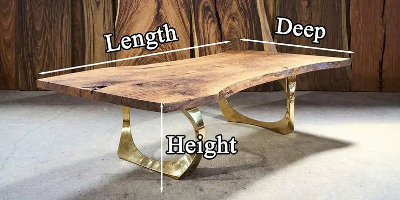 Live Edge Dining Table Kitchen Table Decor Home Gift SINLDT004