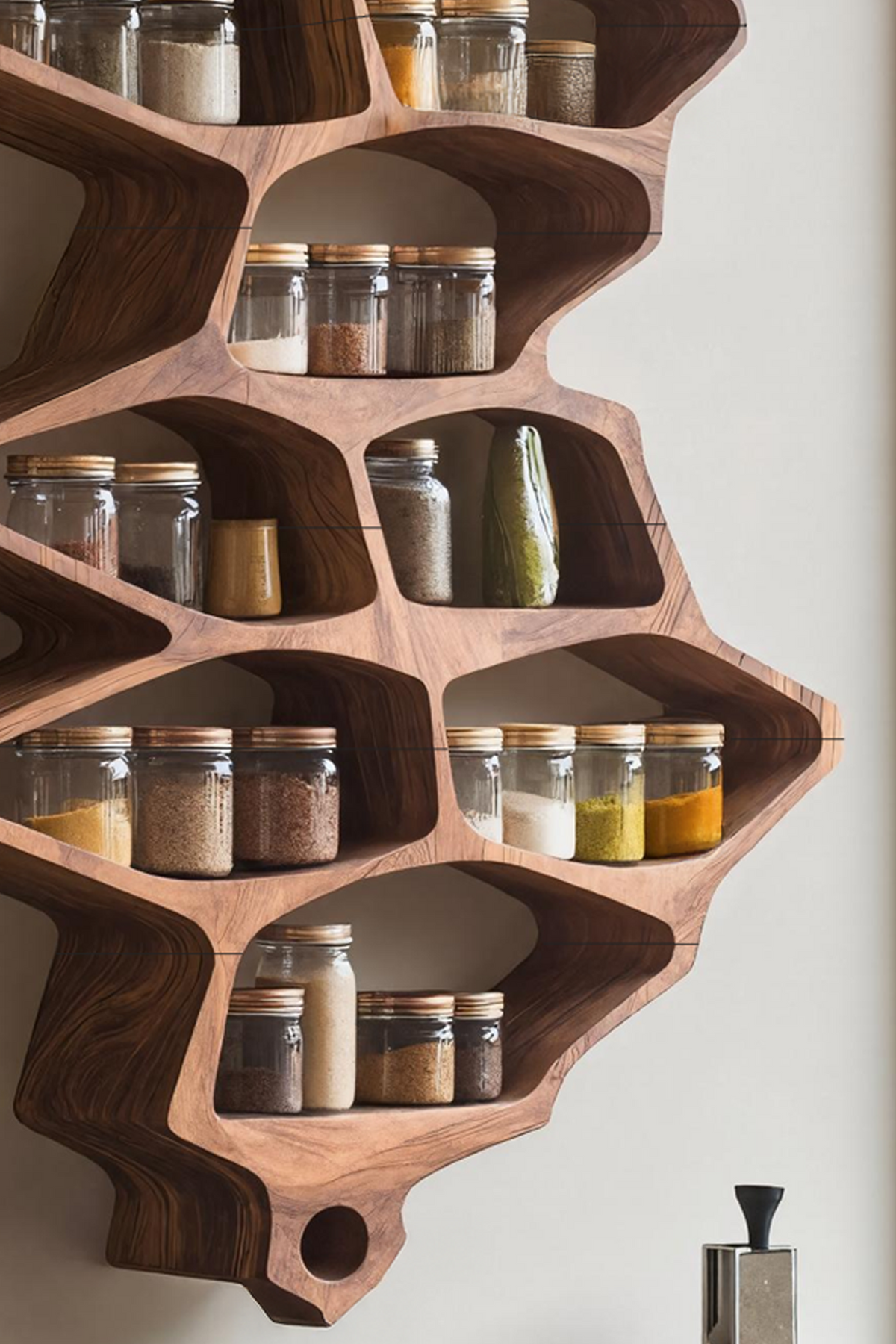 Farmhouse Style Spice Storage Cabinet For Kitchen Use SILDTTRSRS015