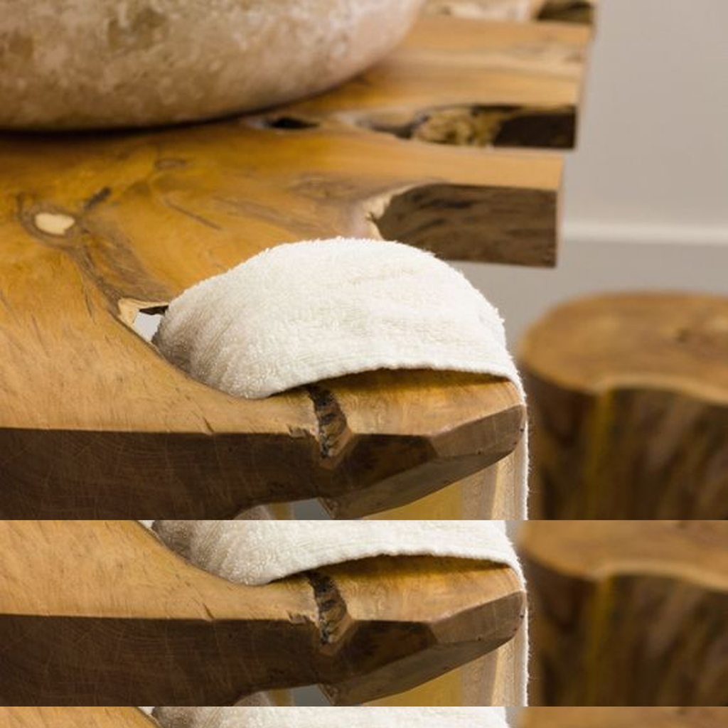 Live Edge Bathroom Vanity Shelf SINLBRV001