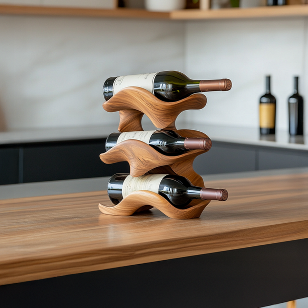 Handcrafted Wine Holder For Living Room Wall Mount SILDTTRWH003