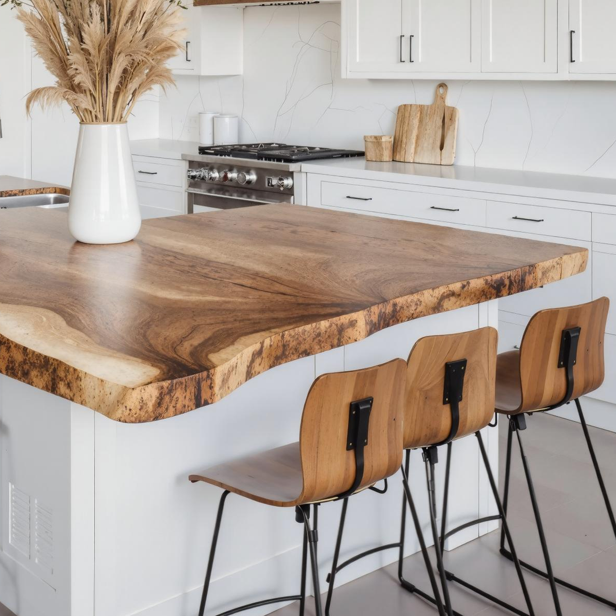 Farmhouse Live Edge Countertop Unique Kitchen Style SILDTTNKCT002
