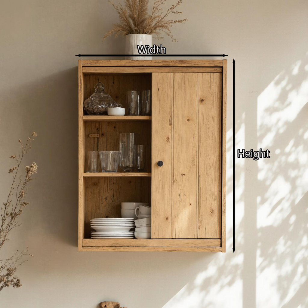 Farmhouse Wooden Kitchen Cabinet For Kitchen Design SILDTKC011