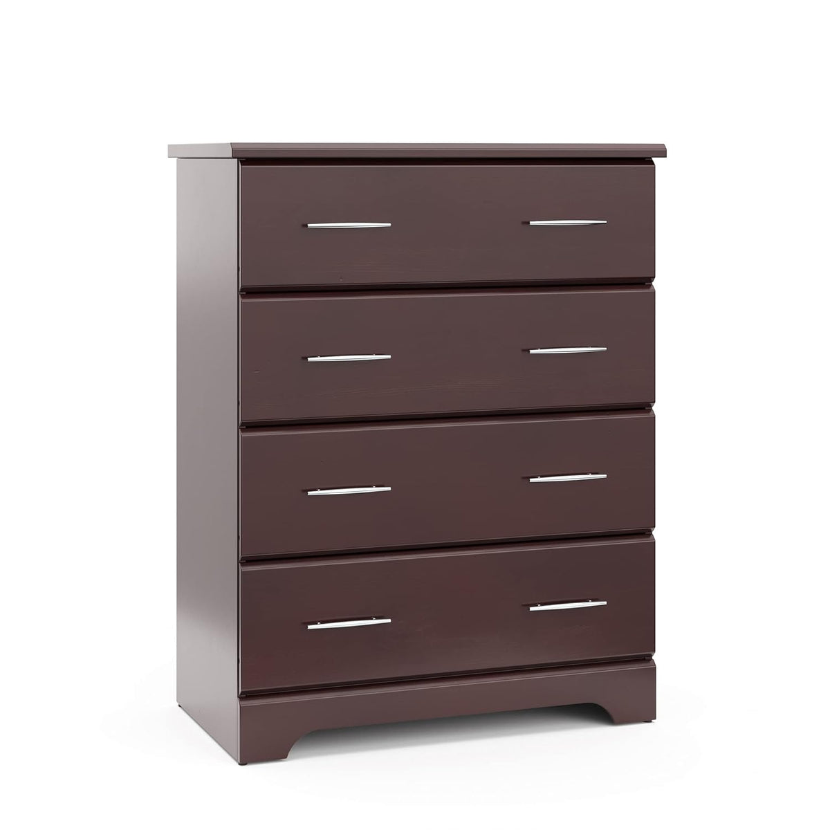 Brookside 4-Drawer Vertical Nursery Dresser - Espresso