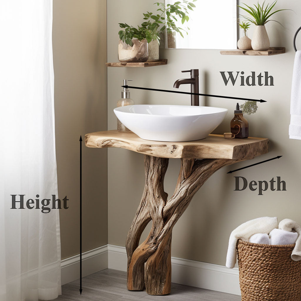 Handcrafted Bathroom Vanity SILDTBRV015