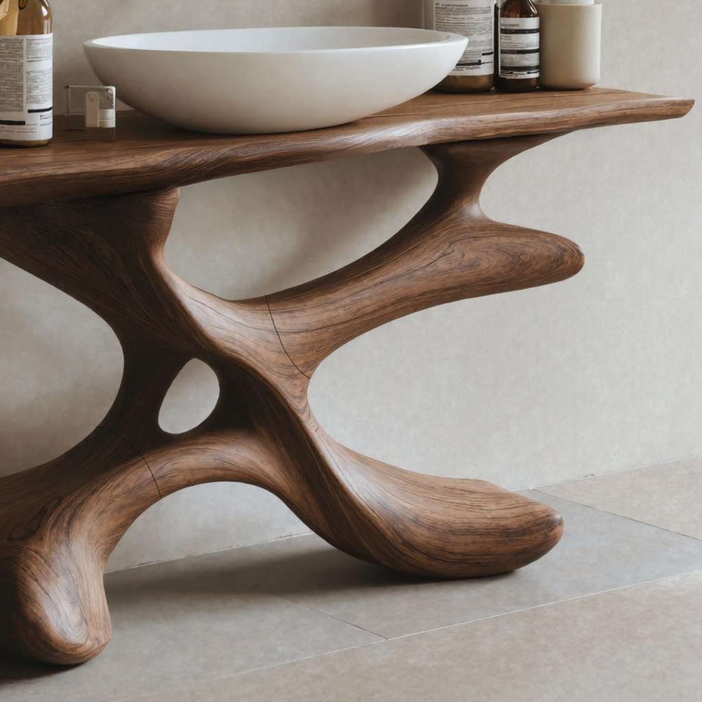 Handcrafted Bathroom Vanity For Furniture Decor Style SILDTTRBRV015