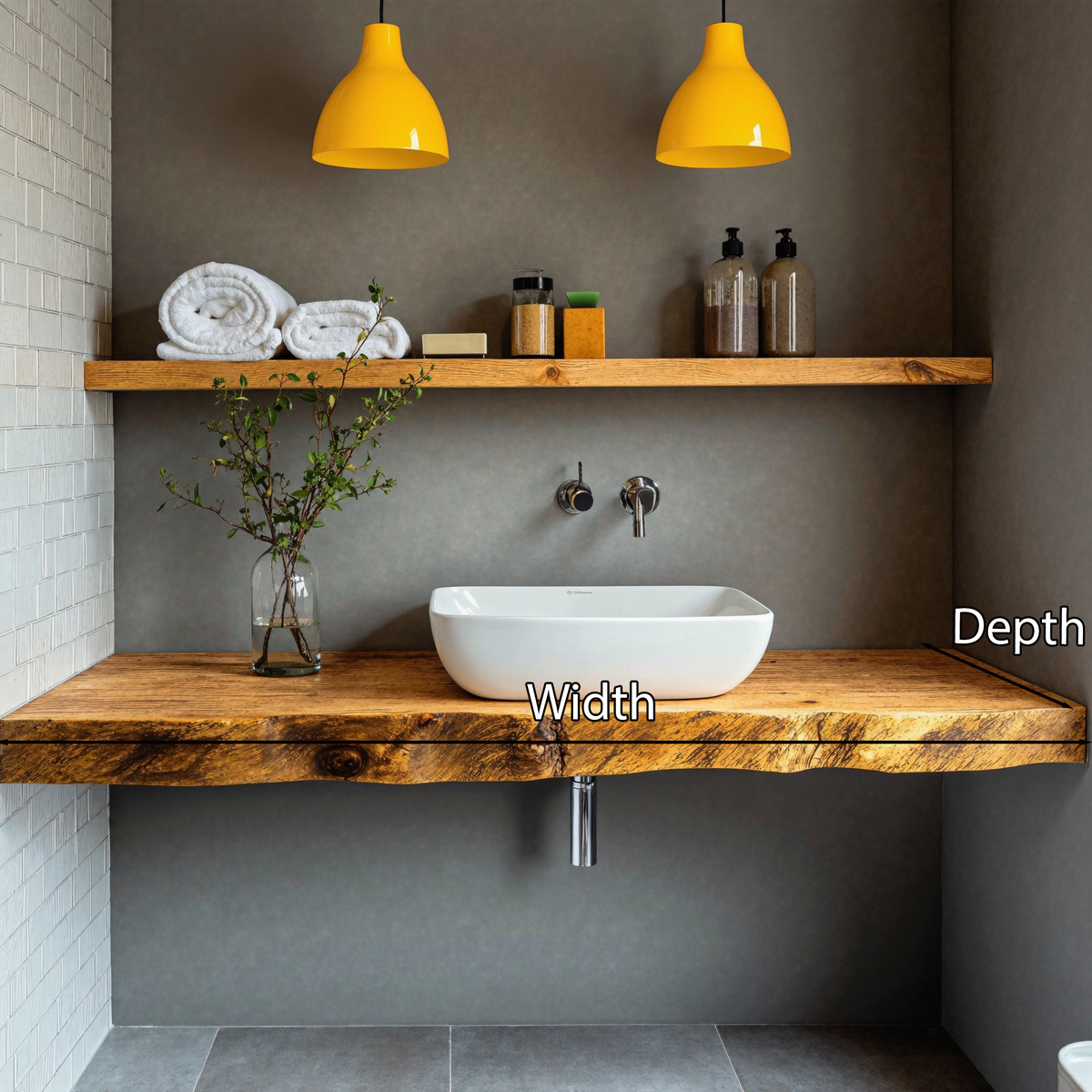 Handcrafted Solid Wood Vanity For Bathroom Furniture SILDTBRV215
