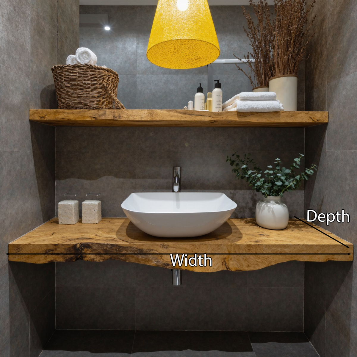 Farmhouse Solid Wood Vanity Classic Aesthetic SILDTBRV213