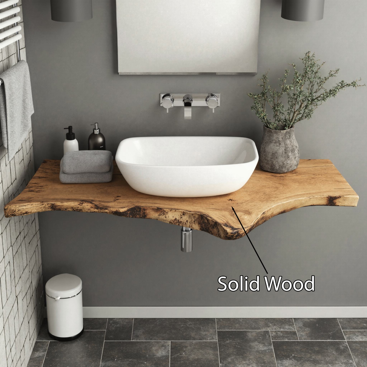 Handcrafted Solid Wood Vanity Premium Quality SILDTBRV221