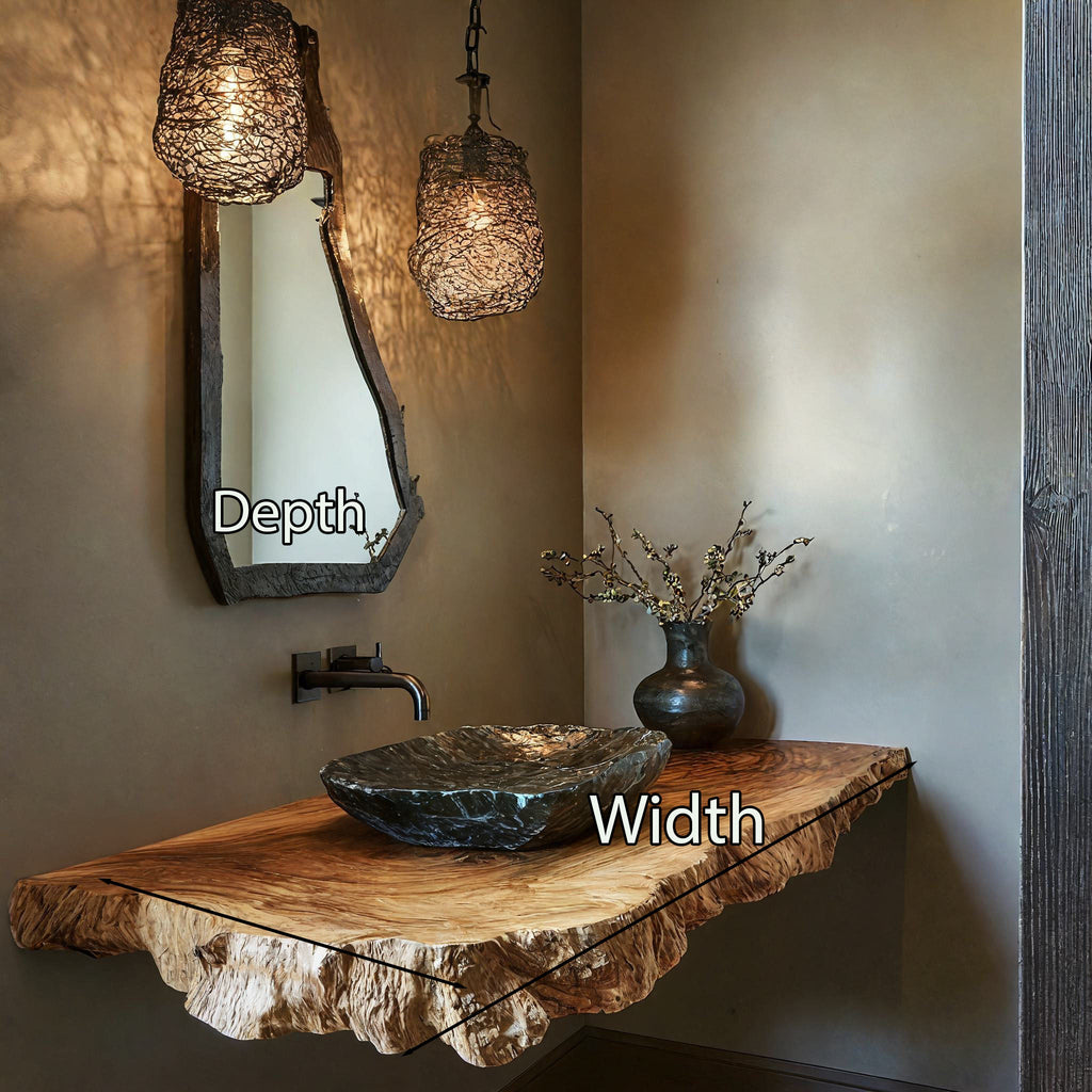 Farmhouse Wooden Vanity Timeless Design Choice SILDTBRV202