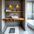 Handcrafted Solid Wood Vanity For Bathroom Furniture SILDTBRV215