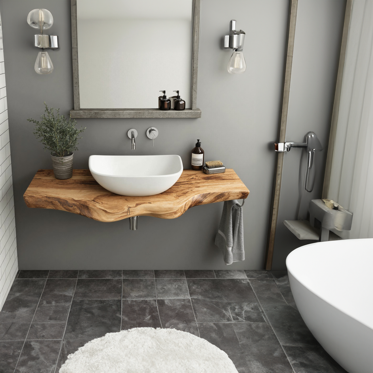 Farmhouse Wooden Vanity Direct From Maker SILDTBRV222
