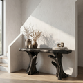 Coastal Driftwood Console Table Natural Tree Trunk Legs SINLSACS062