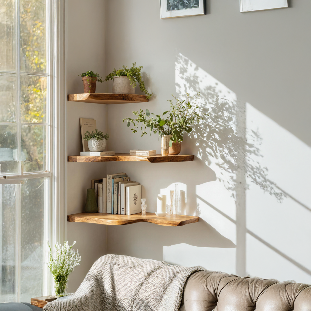 Handcrafted Corner Bookshelf Indoor Design Ideas SILDTCN090
