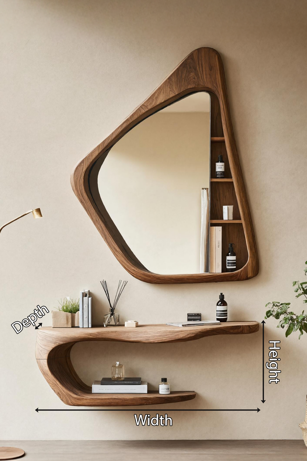 Handcrafted Live Edge Vanity for Stylish Bathroom Design SILDTTNMV006