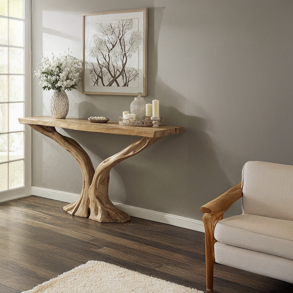 Classic Farmhouse Console Table For Living Room SILDTCS154