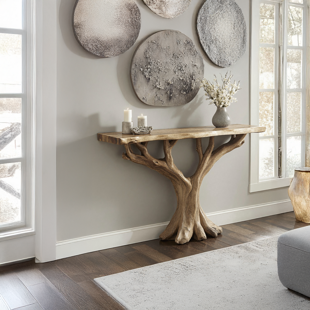 Handcrafted Rustic Console Table For Entryway SILDTCS150