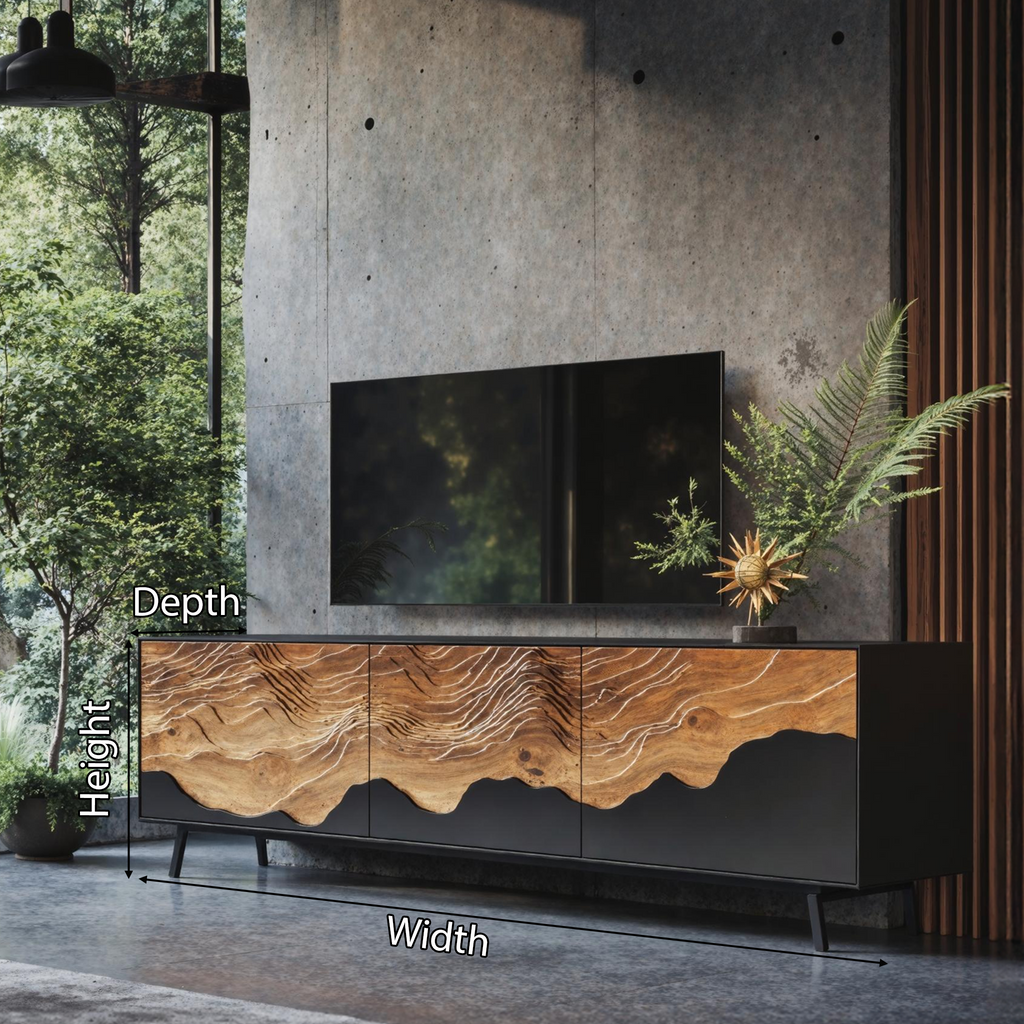 Handcrafted TV Console Table For Living Room SILDTTNTVC068