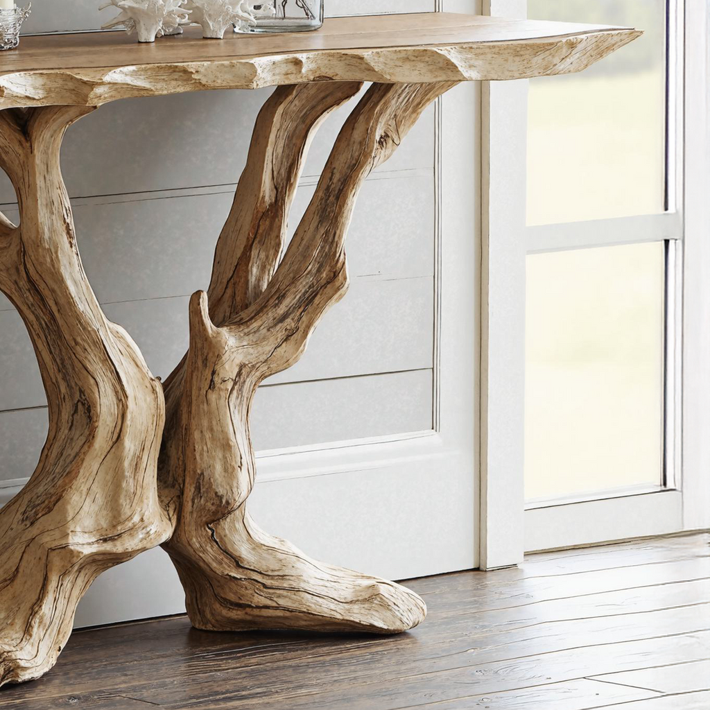 Live Edge Side Table Handcrafted For Vintage Interiors SILDTCS034