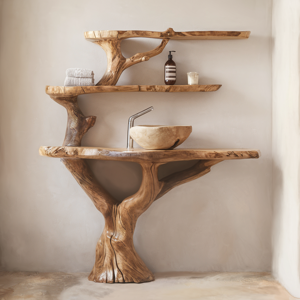 Live Edge Vanity Bathroom SILDTBRV009
