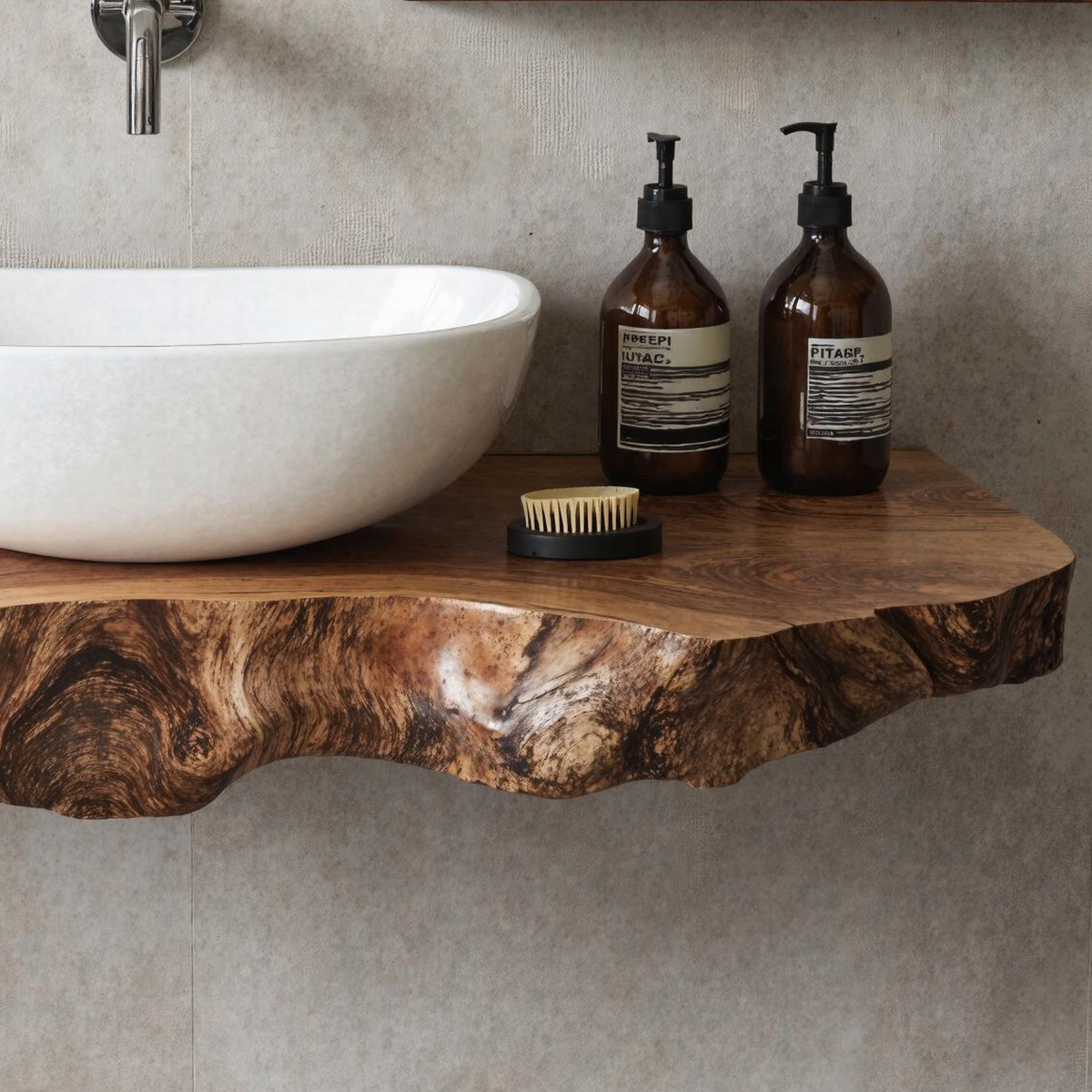 Handcrafted Floating Shelf For Bathroom Vanity Storage SILDTBRV178