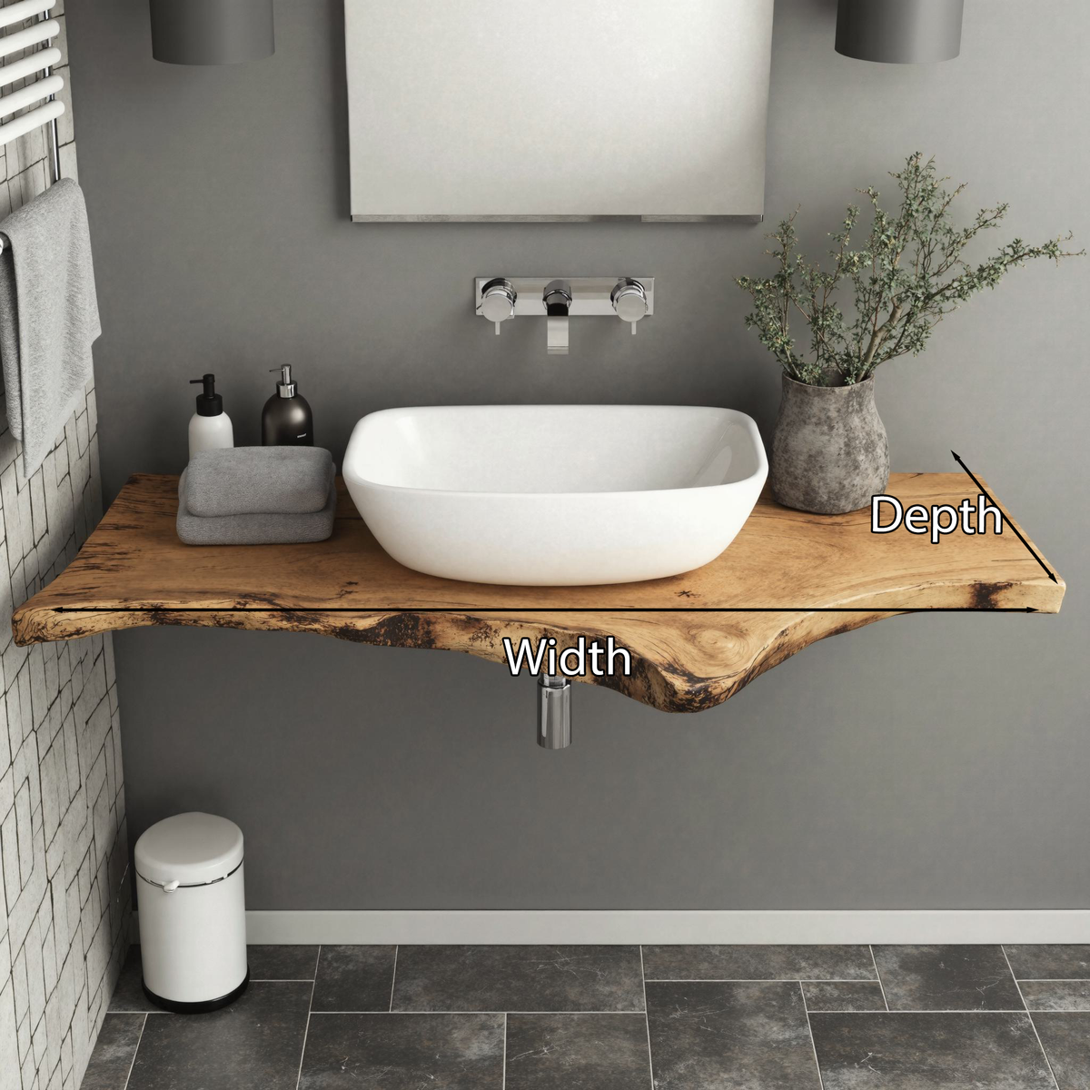 Handcrafted Solid Wood Vanity Premium Quality SILDTBRV221