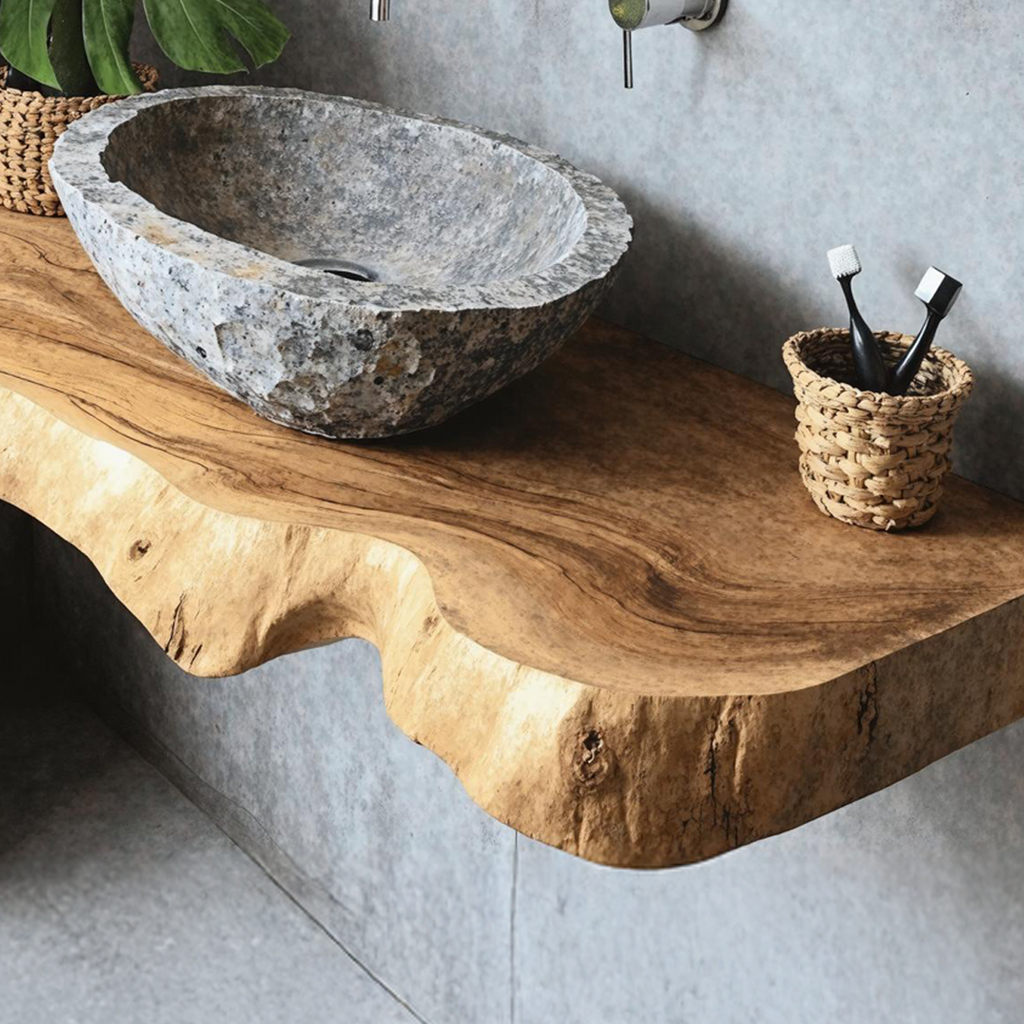 Farmhouse Wooden Floating Vanity For Furniture Decor SILDTBRV189