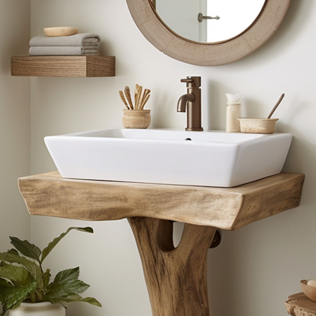 Handcrafted Bathroom Vanity Bathroom SILDTBRV010