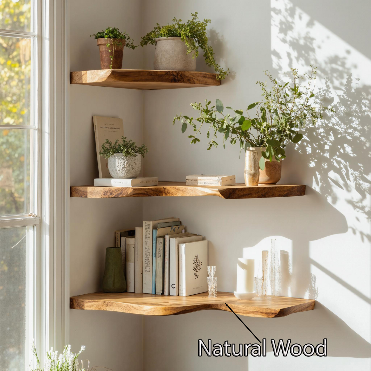 Handcrafted Corner Bookshelf Indoor Design Ideas SILDTCN090