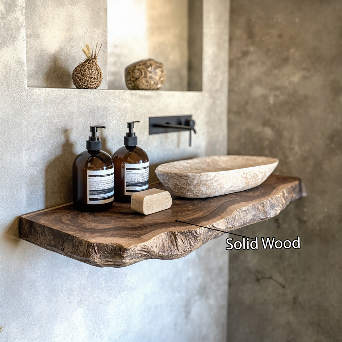 Live Edge Bathroom Vanity SILDTBRV023