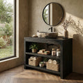 Custom Wood Vanity Bathroom SINLBRV026