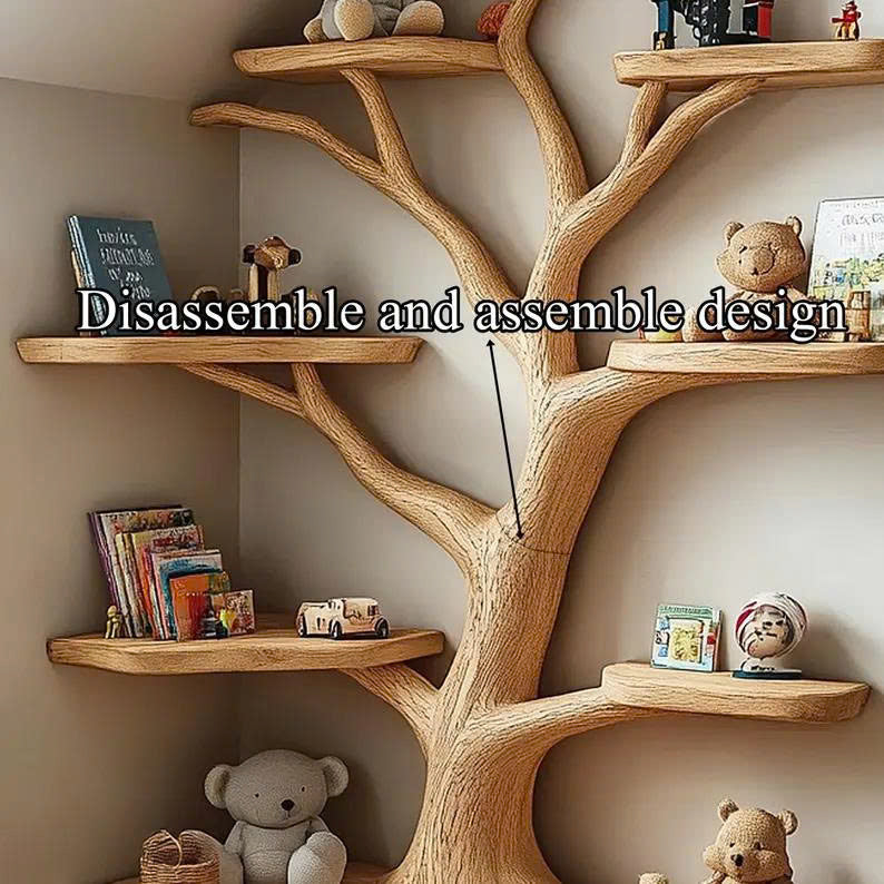 Kids Tree Bookshelf Handmade Decor Home Gift SINLTB161
