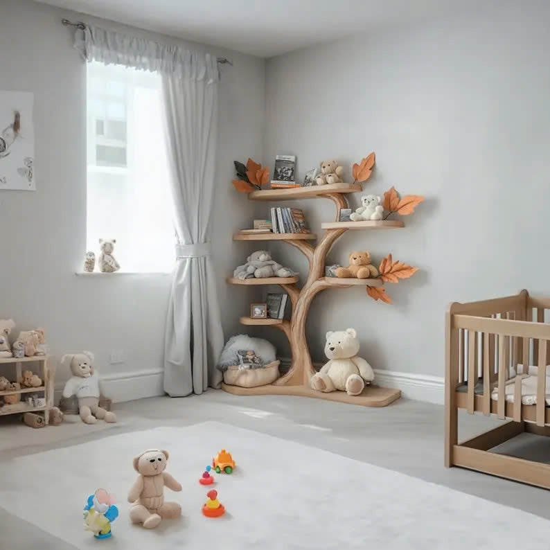 Kid Bookshelf Handmade House Warming Decor Gift SINLTB153