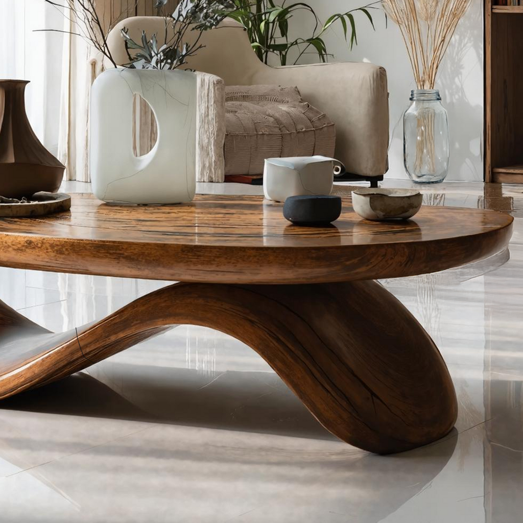 Handcrafted Solid Wood Table For Home Designers SILDTTRCF023