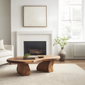 Handcrafted Natural Wood Coffee Table For Homely Living Room Style SILDTCF130