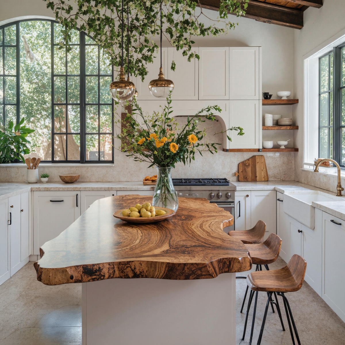 Farmhouse Kitchen Countertop For Dining Room SILDTTNKCT006