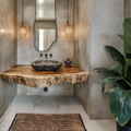 Farmhouse Style Floating Vanity Shelf For Cozy Bathrooms SILDTBRV126